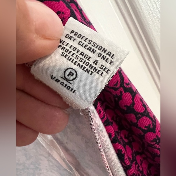 DVF DIANE VON FURSTENBERG New Julian Two FUCHSIA PINK PYTHON WRAP DRESS  Sz 6 - Picture 10 of 12